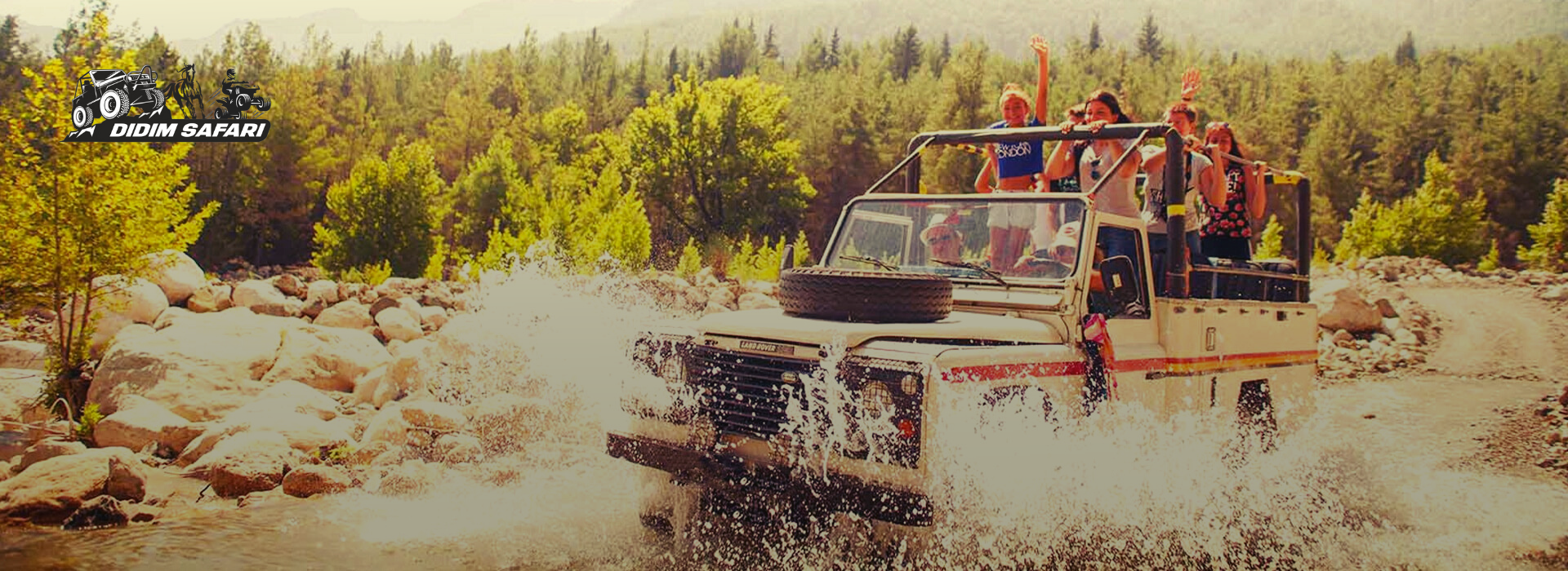 Suchen Sie dieses Mal pures Abenteuer in Ihrem Didem-Urlaub? Ein Abenteuer erwartet Sie in Form von Didem Jeep Safari.